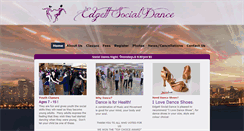 Desktop Screenshot of edgettdance.ca